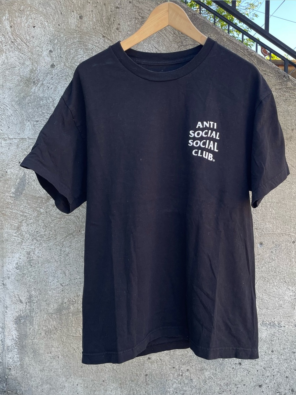 Anti Social Social Club classic logo tee size large